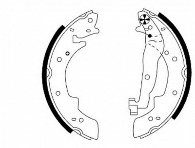 HELLA PAGID 8db355002021 -  Комплект тормозных колодок